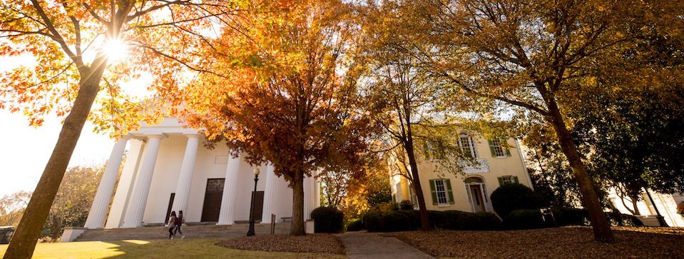 Fall foliage on the University of Georgia campus