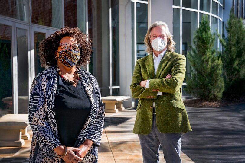 Barbara McCaskill, left, and Nicholas Allen, right (Photo by Jason Thrasher)