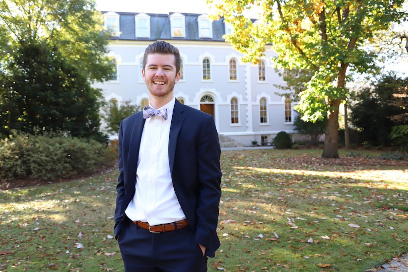 Chip Chambers on campus in 2019 (Photo by Stephanie Schupska)