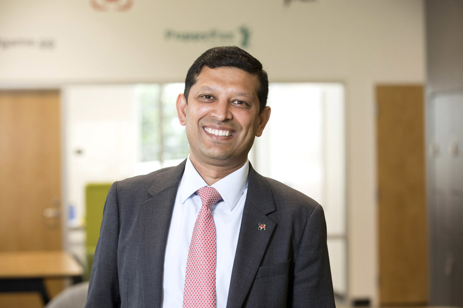 Environmental portrait of Rahul Shrivastav in Studio 225.