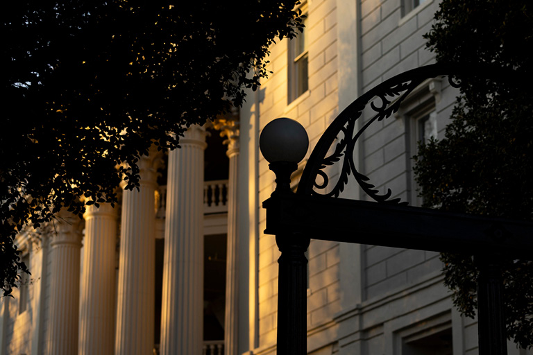 The University of Georgia Arch at sunrise.