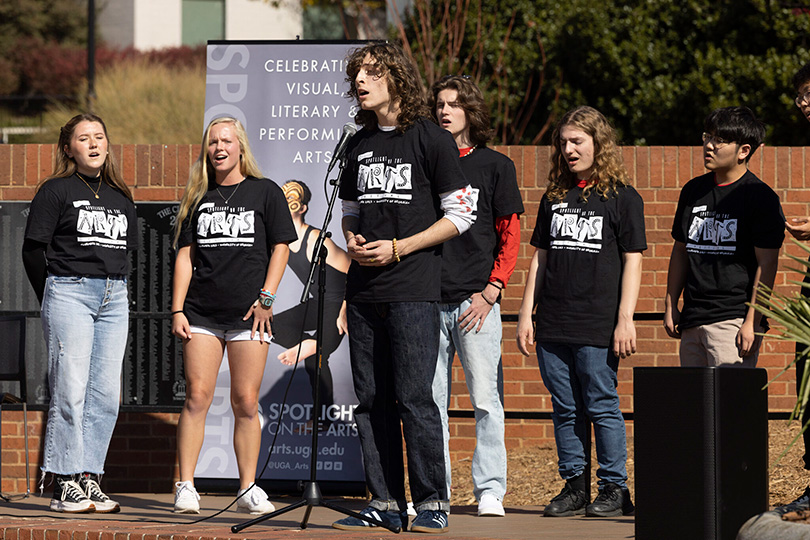 The Ecotones perform at the Tate Center for the 2023 Spotlight on the Arts. (Peter Frey/UGA)