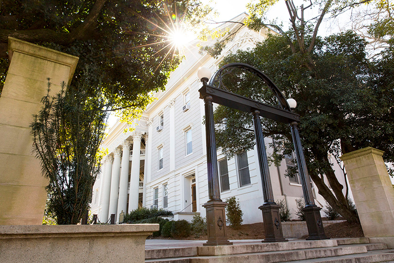 UGA Arch at sunrise